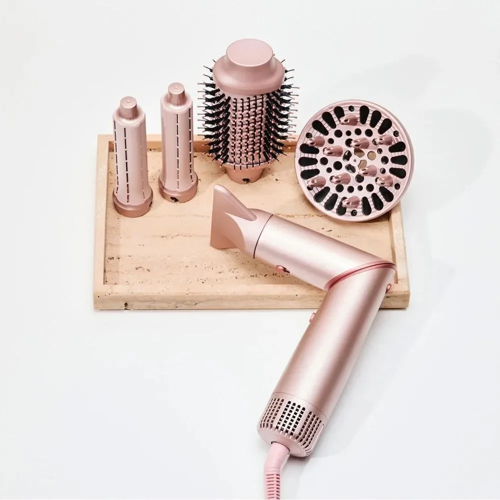 SUTRA AERO Styler NEW IN BOX Pink dryer, diffuser, brush, curler